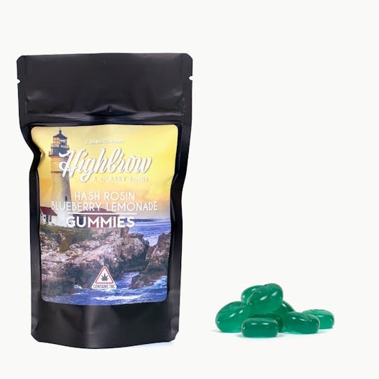 Highbrow - Highbrow Hash Rosin Blueberry Lemonade Gummies 100mg - 1