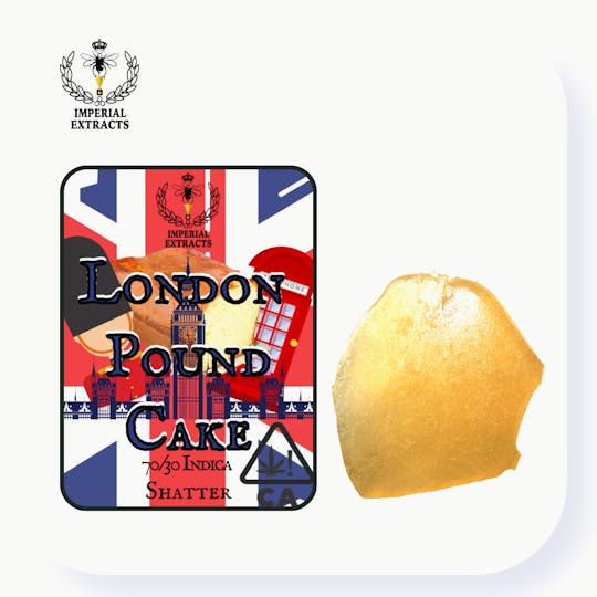 Imperial Extracts - London Pound Cake 1.0 g (Indica) Shatter - 1
