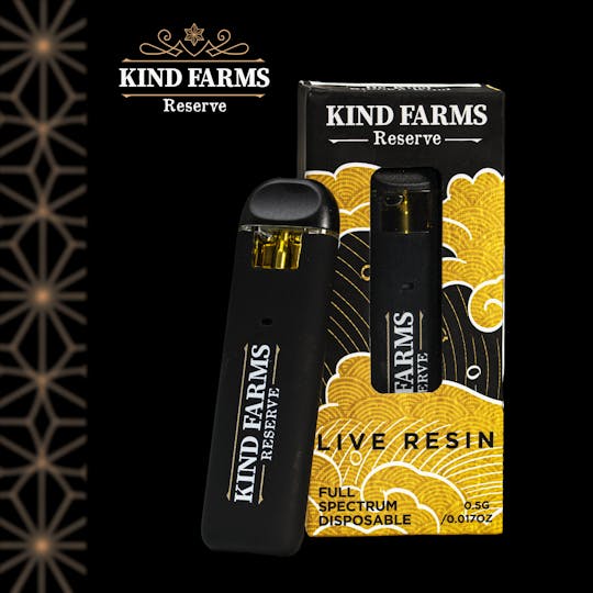 Kind Farms Reserve - Twizzler .5g Live Resin Disposable Vape - Kind Farms Reserve - 1