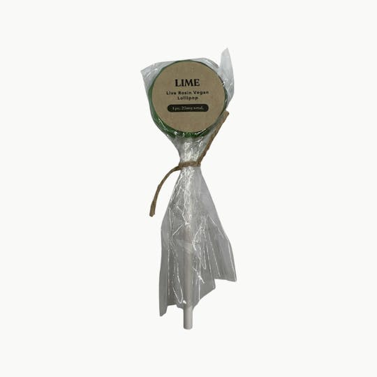 Indico - 25mg Live Rosin Lime Lollipop - 1