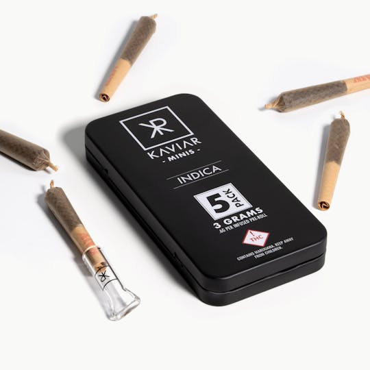 Kaviar - Kaviar Minis | Infused Indica Pre-Rolls - 5 Pack - 1