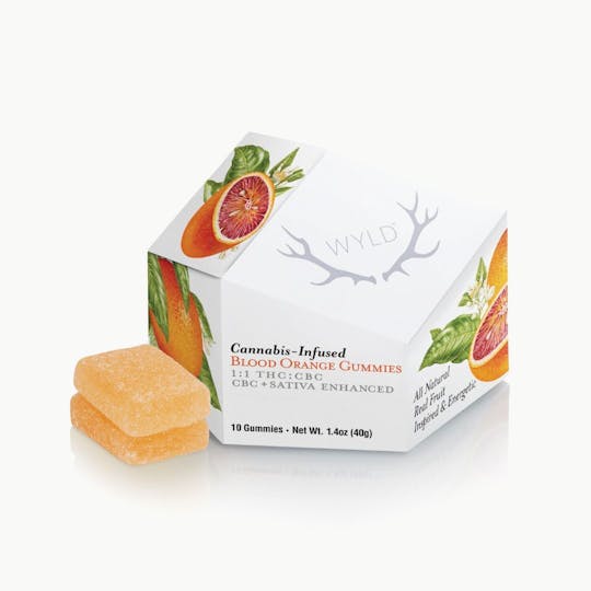 WYLD - Blood Orange 1:1 CBC Sativa Enhanced Gummies | IL - 1