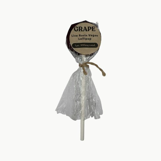 Indico - 100mg Live Rosin Grape Lollipop - 1