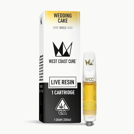West Coast Cure - Wedding Cake Live Resin Cartridge - 1g - 1