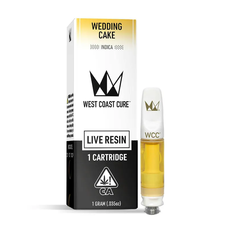 West Coast Cure Wedding Cake Live Resin Cartridge - 1g