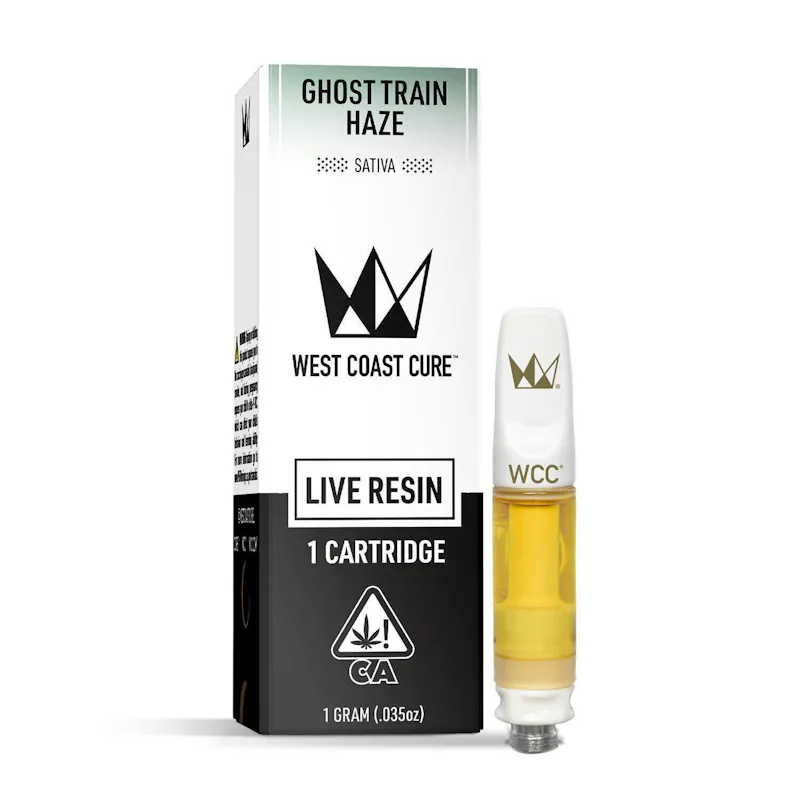 West Coast Cure Ghost Train Haze Live Resin Cartridge - 1g