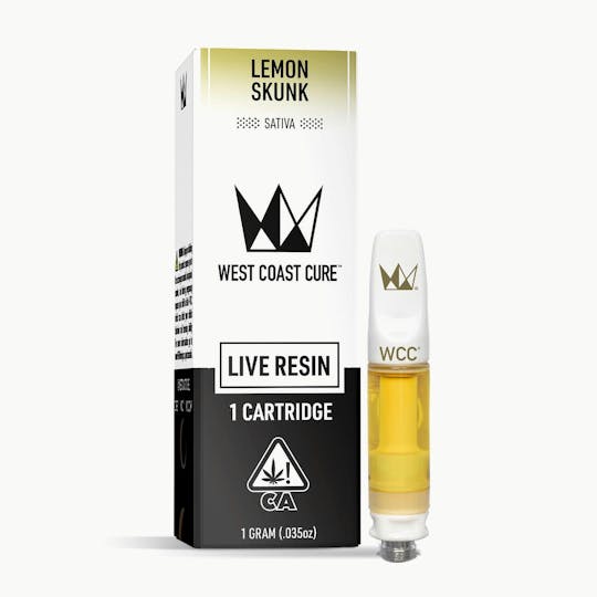 West Coast Cure - Lemon Skunk Live Resin Cartridge - 1g - 1
