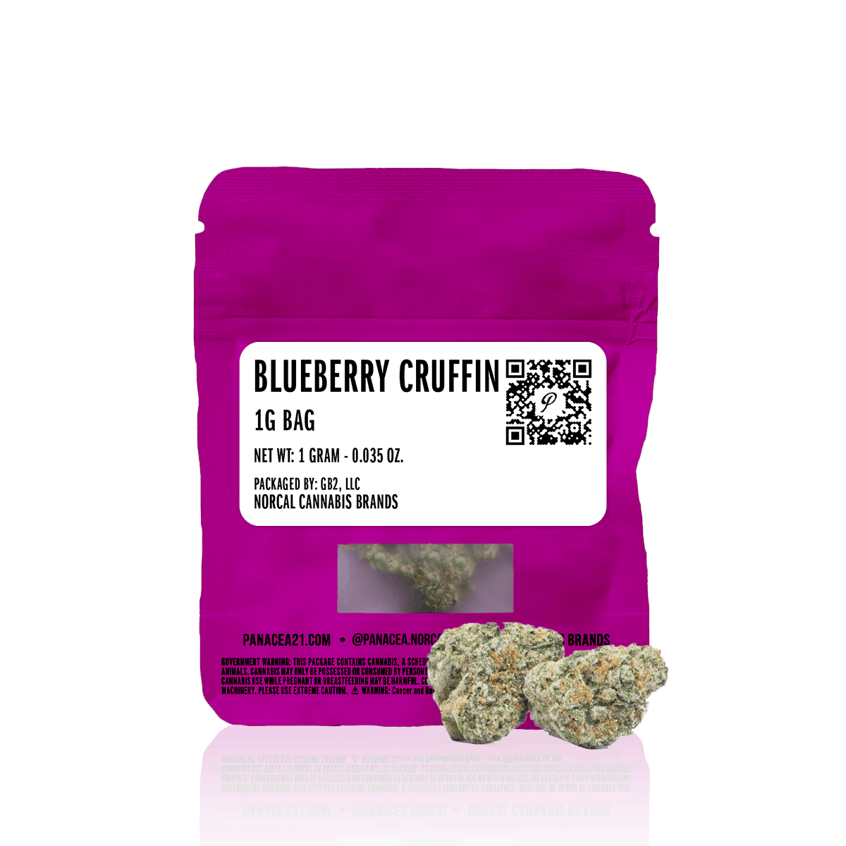 Panacea - Blueberry Cruffin | Indoor Flower Bags | 1g - 1