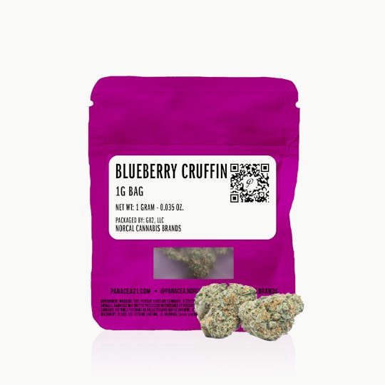 Panacea - Blueberry Cruffin | Indoor Flower Bags | 1g - 1