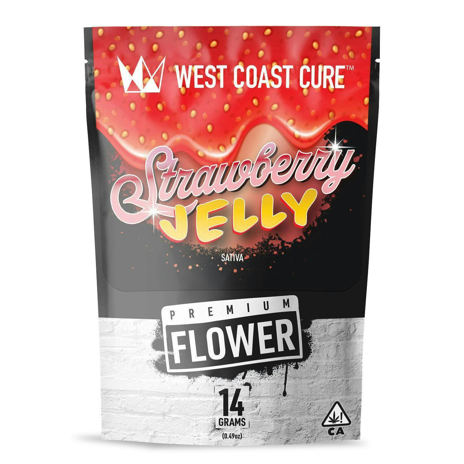 West Coast Cure - Strawberry Jelly - 14G Premium Flower - 1