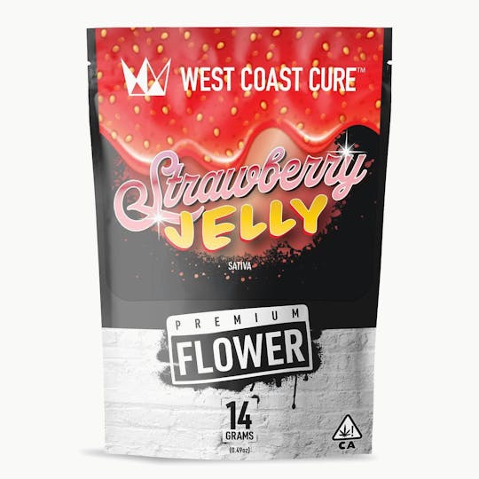 West Coast Cure - Strawberry Jelly - 14G Premium Flower - 1