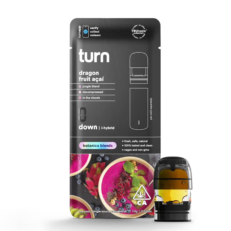turn Dragon Fruit Acai Pod 1g pod