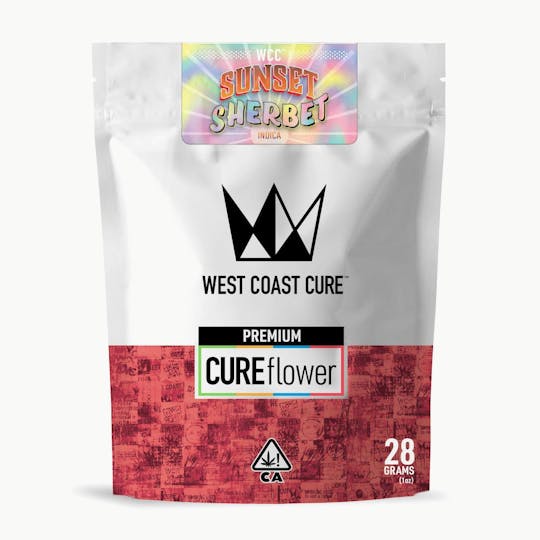 West Coast Cure - Sunset Sherbet - 28G Premium Flower - 1