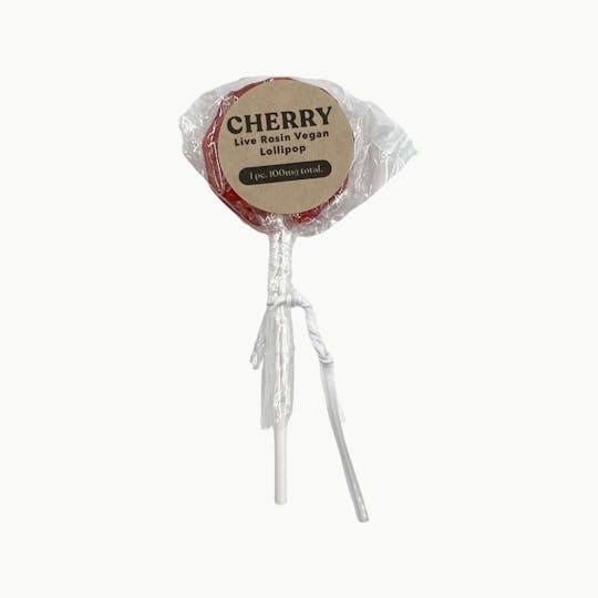 Indico - 100mg Live Rosin Cherry Lollipop - 1