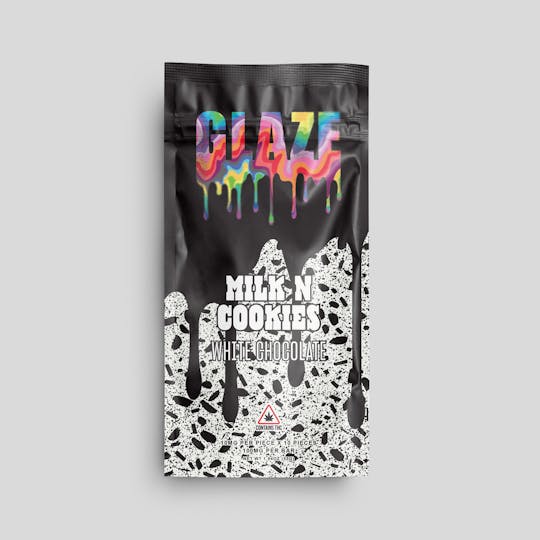 Glaze - Glaze | Milk N' Cookies White Chocolate Bar | 100mg - 1