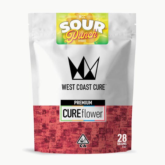 West Coast Cure - Sour Punch - 28G Premium Flower - 1