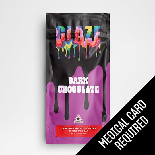 Glaze - Glaze | Dark Chocolate Bar | 1000mg (MED) - 1