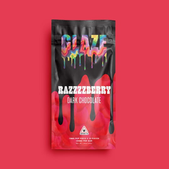 Glaze - Glaze | Razzzzberry Dark Chocolate Bar | 100mg - 1