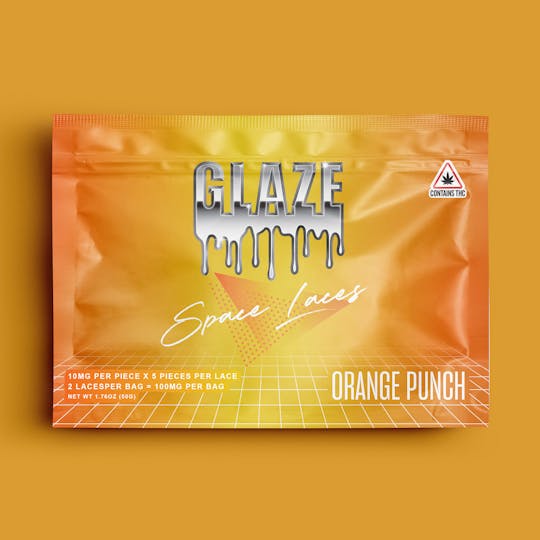 Glaze - Glaze | Orange Punch Space Laces | 100mg - 1