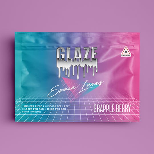 Glaze - Glaze | Grapple Berry Space Laces | 100mg - 1