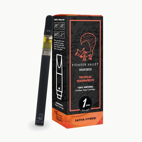 Pioneer Valley Cannabis Co - Tropical Trainwreck Cartridge 1000mg - 1