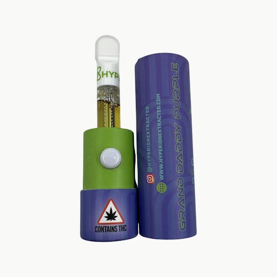 Indico - 1g Grand Daddy Purple Distillate Cartridge- Hyperion - 1
