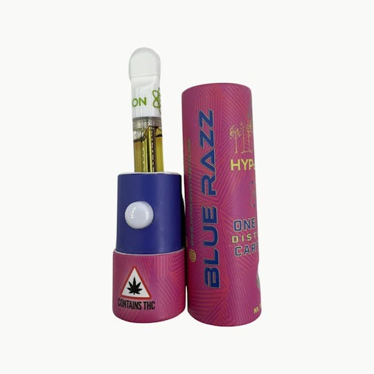 Indico - 1g Blue Razz Distillate Cartridge -Hyperion - 1