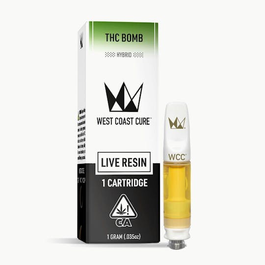 West Coast Cure - THC Bomb Live Resin Cartridge - 1G - 1