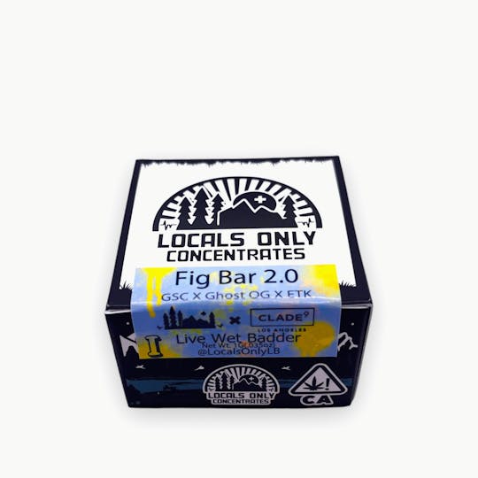 Locals Only Concentrates - Fig Bar 2.0 Live Wet Badder - 1