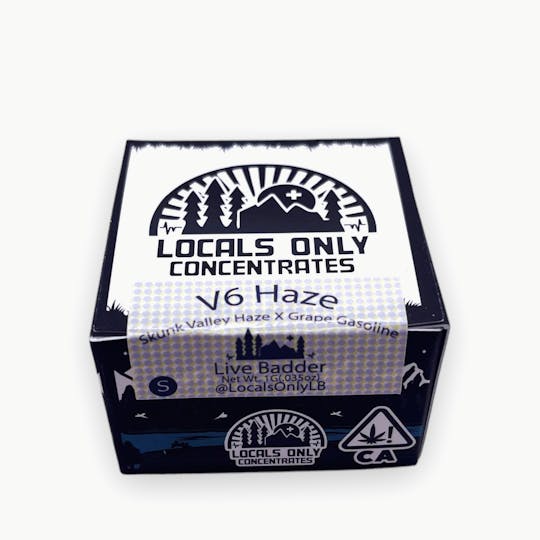 Locals Only Concentrates - V6 Haze Live Badder - 1