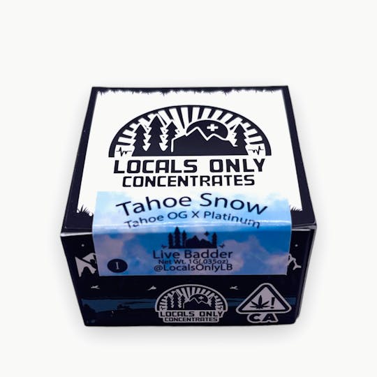 Locals Only Concentrates - Tahoe Snow Live Badder - 1