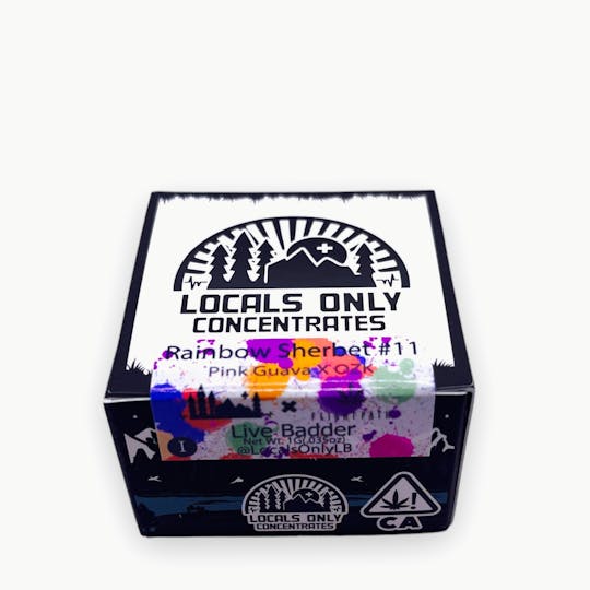Locals Only Concentrates - Rainbow Sherbet #11 Live Badder - 1