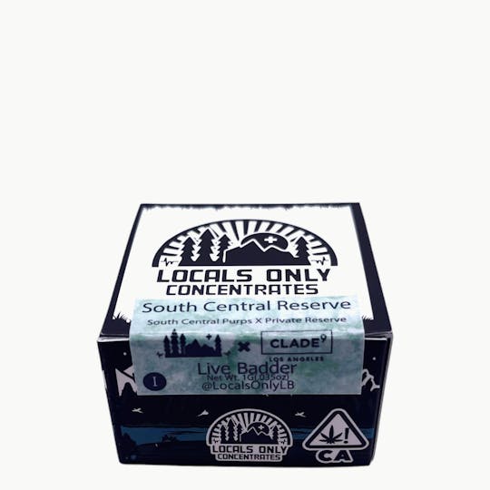 Locals Only Concentrates - South Central Reserve Live Badder - 1