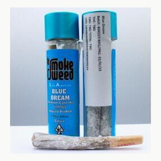 Smoke Weed LA - Smoke Weed LA - Blue Dream 2g-Pack Liquid Diamond Infused PreRolls - 1