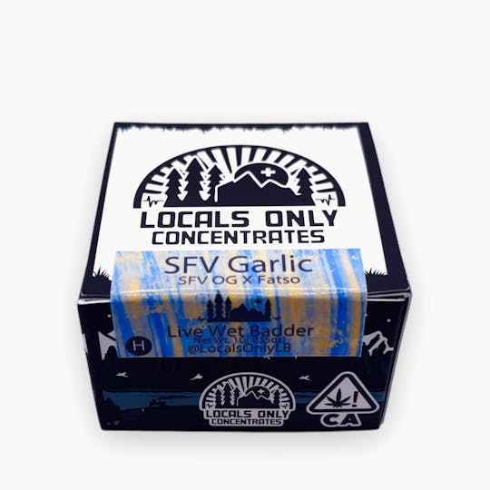 Locals Only Concentrates - SFV Garlic Live Wet Badder - 1