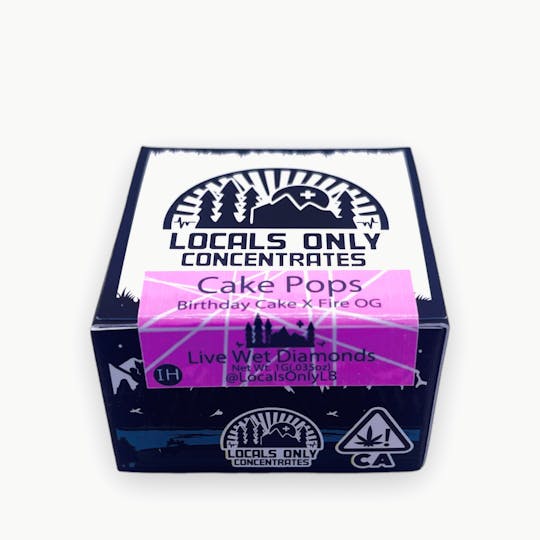 Locals Only Concentrates - Cake Pops Live Wet Diamonds - 1