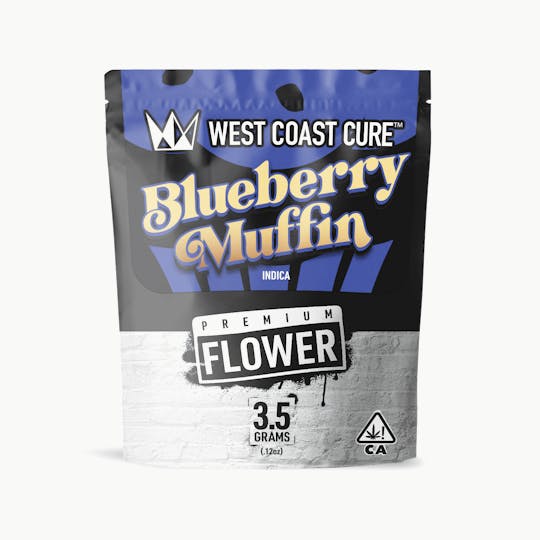 West Coast Cure - Blueberry Muffin - 3.5G Premium Flower - 1