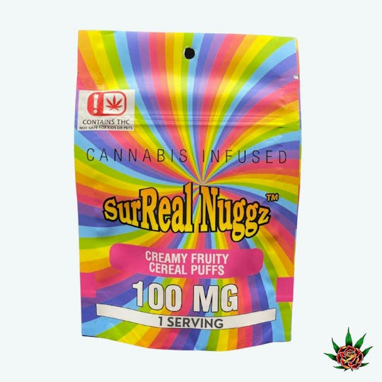 Eden Rose Processing - Surreal Nuggz 100mg - Creamy Fruity Cereal Bar - 1