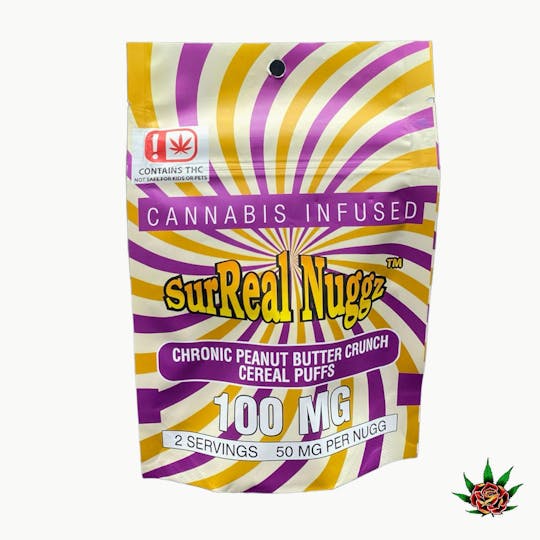 Eden Rose Processing - Surreal Nuggz 100mg - Chronic Peanut Butter Crunch - 1