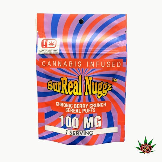 Eden Rose Processing - Surreal Bar 100mg - Chronic Berry Crunch Cereal Bar - 1