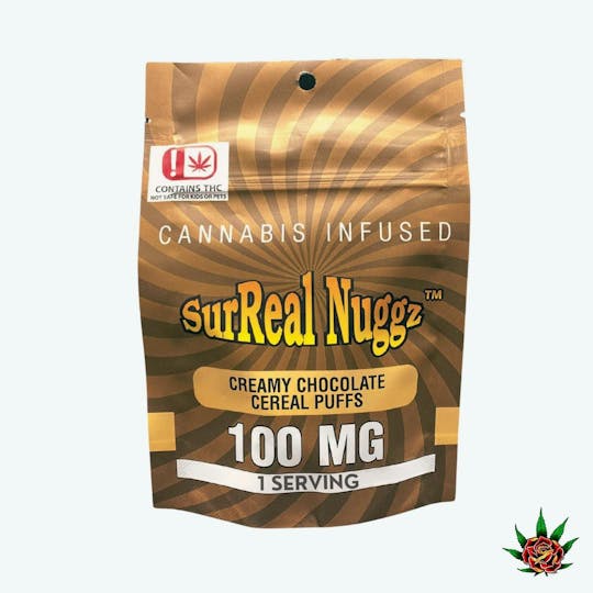 Eden Rose Processing - Surreal Nuggz 100mg - Creamy Chocolate Cereal Bar - 1