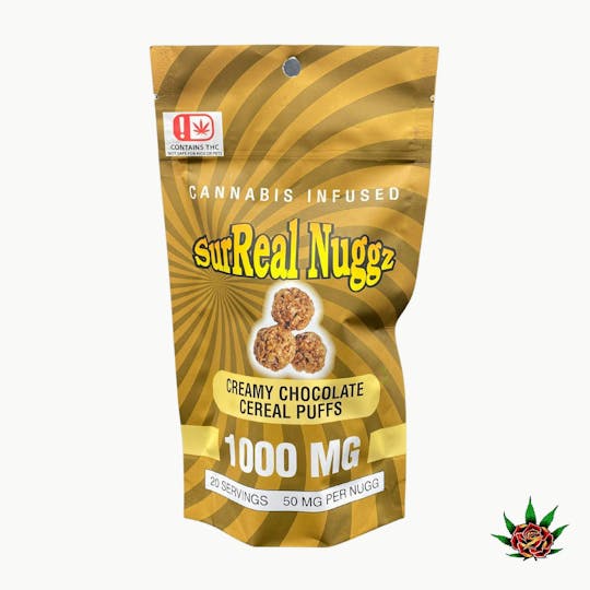 Eden Rose Processing - Surreal Nuggz 1,000mg - Creamy Chocolate Cereal Puffs - 1