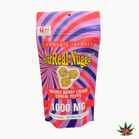 Eden Rose Processing - Surreal Nuggz 1,000mg - Chronic Berry Crunch - 1