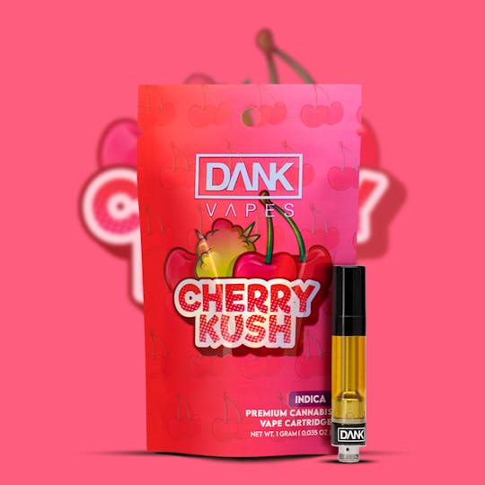 DANK - CHERRY KUSH - 1G PREMIUM VAPE CARTRIDGE - 1