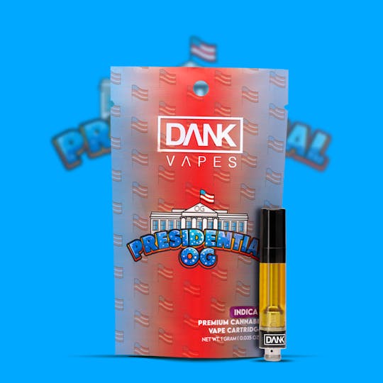 DANK - PRESIDENTIAL OG - 1G PREMIUM VAPE CARTRIDGE - 1