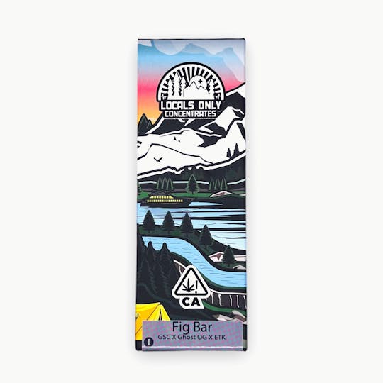 Locals Only Concentrates - Fig Bar 1G Live Resin Disposable - 1