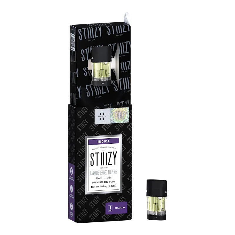 Stiiizy Gelato 41 - Cannabis Derived Terpenes Pod .5G - Il pod