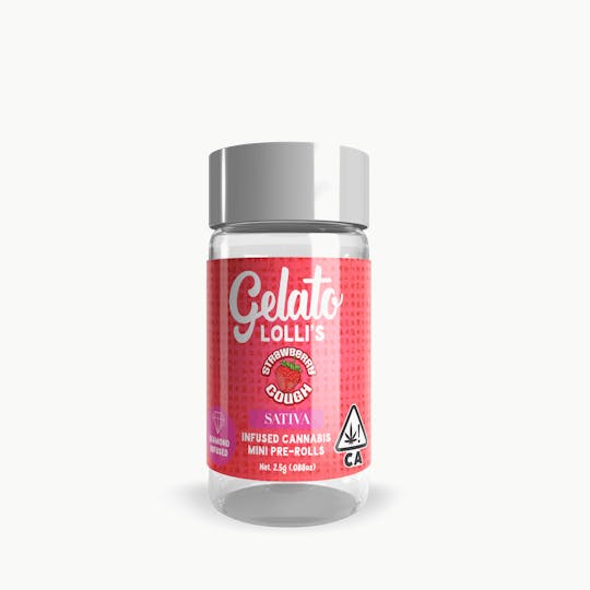 Gelato - Strawberry Cough .6G Lolli 5-pk (3g) - 1