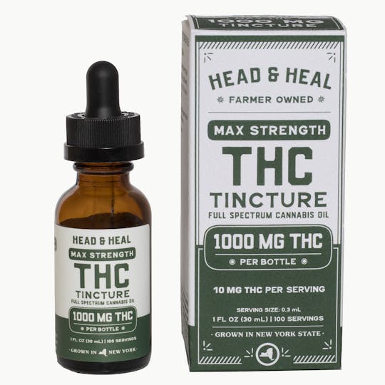 Head & Heal - Max Strength Tincture THC 1000mg - 1
