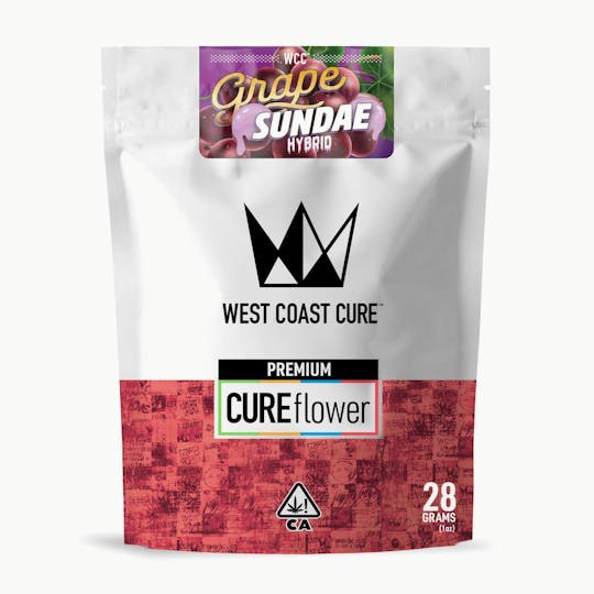 West Coast Cure - Grape Sundae - 28G Premium Flower - 1